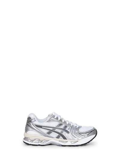 Asics White Gel-kayano 14 Sneakers In Gray