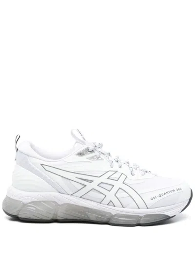 Asics White Sneakers With Breathable Mesh