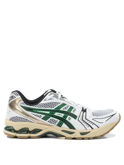 Asics Heritage Running Silhouette Gel-kayano 14 Sneakers In Green