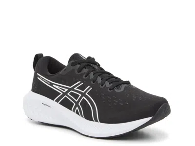 Asics Wide Width Gelexcite 10 Running Shoe In Black