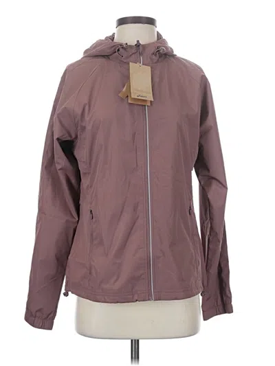 Pre-owned Asics Windbreaker Jacket In Brown