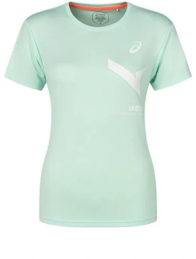 Asics (wmns)   Aim-trg Dry Short Sleeve T-shirt 'mint Tint' In Green