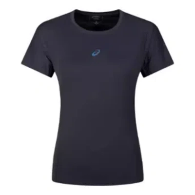 Asics (wmns)  D.fresh Cooling T-shirt 'grey' In Black