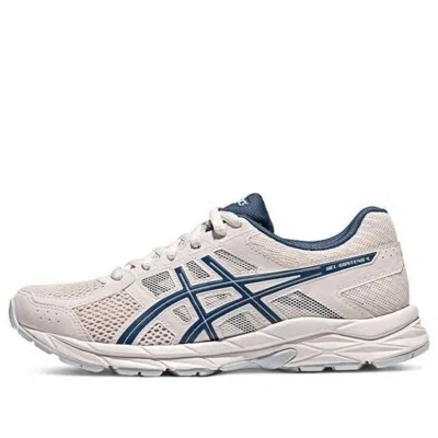 Asics (wmns)  Gel-contend 4 'cream White Blue' In Neutral