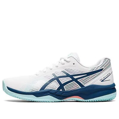 Asics (wmns)  Gel Game 8 'white Light Indigo' In Blue