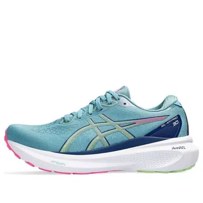 Asics (wmns)  Gel-kayano 30 'gris Blue Lime Green'