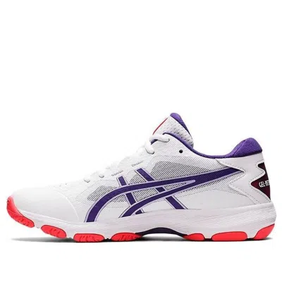 Asics (wmns)  Gel-netburner Academy 9 Basketball Sneakers 'white Purple' In Multi