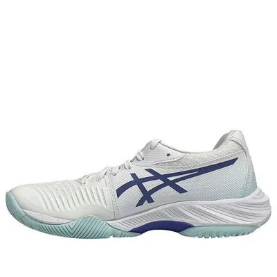 Asics (wmns)  Gel-netburner Ballistic Ff 3 'white Blue Violet' In Multi