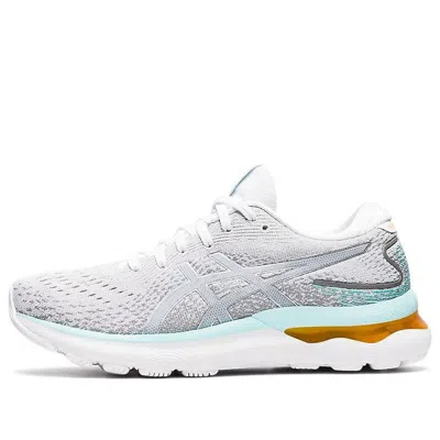 Asics (wmns)  Gel-nimbus 24 'white Pure Silver' In Gray