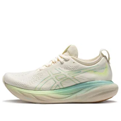 Asics (wmns)  Gel-nimbus 25 'cream White Green' In Neutral