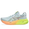 Asics Women's Nimbus 26 Shoes In Paris Cool Grey/safety Yellow