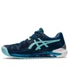 Asics Gel-resolution 8 Clay "light Indigo/clear Blue" Sneakers In Blue