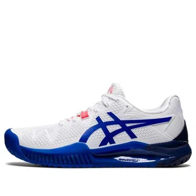 Asics (wmns)  Gel Resolution 8 'white Lapis Lazuli Blue'