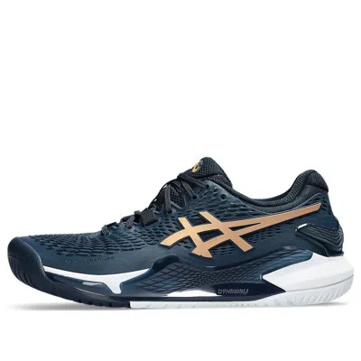 Asics (wmns)  Gel-resolution 9 'french Blue Pure Gold' In Multi