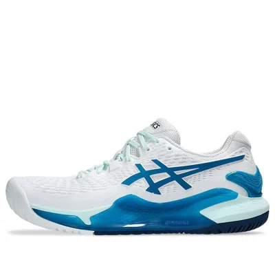 Asics (wmns)  Gel-resolution 9 'white Teal Blue' In Multi