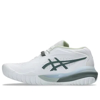 Asics (wmns)  Gel-resolution X Wide Tennis 'white Monument Blue' In Multi