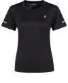 Asics (wmns)  Icon Short Sleeve Training Top 'performance Black' In Brown
