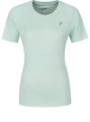 Asics (wmns)  Inner Muscle Short Sleeve Top 'glacier Sea' In Green