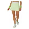Asics Match Tennis Mini Skort In Illuminate Yellow, Women's At Urban Outfitters In Green