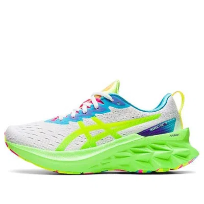 Asics (wmns)  Novablast 2 'white Safety Yellow' In Multi
