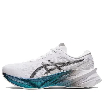 Asics (wmns)  Novablast 3 Platinum 'white Metallic Blue'