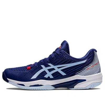 Asics (wmns)  Solution Speed Ff 2 'dive Blue Soft Sky' In Animal Print