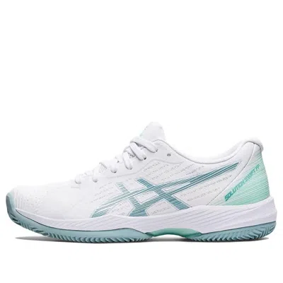 Asics (wmns)  Solution Swift Ff Clay 'white Smoke Blue' In Multi