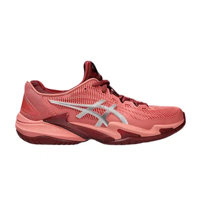 Pre-owned Asics Wmns Court Ff 3 'light Garnet' In Red