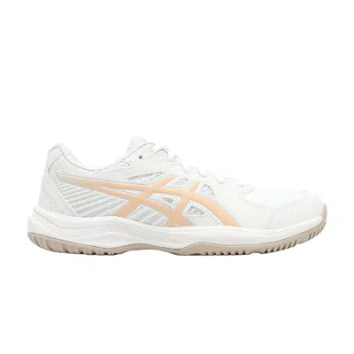 Pre-owned Asics Wmns Court Slide 4 'white Cantaloupe' | Women's Size 8