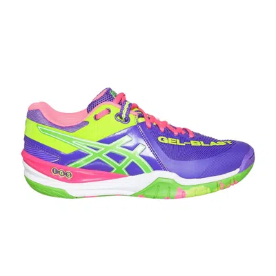 Pre-owned Asics Wmns Gel Blast 6 'purple Neon Green' | Women's Size 11.5