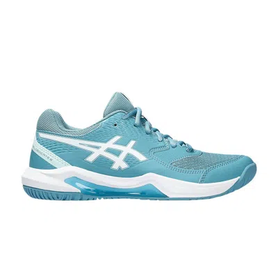 Pre-owned Asics Wmns Gel Dedicate 8 'gris Blue White'