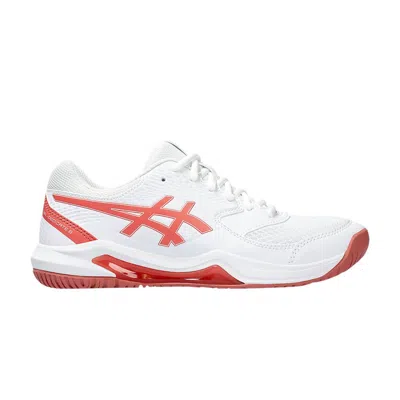 Pre-owned Asics Wmns Gel Dedicate 8 'white Light Garnet'