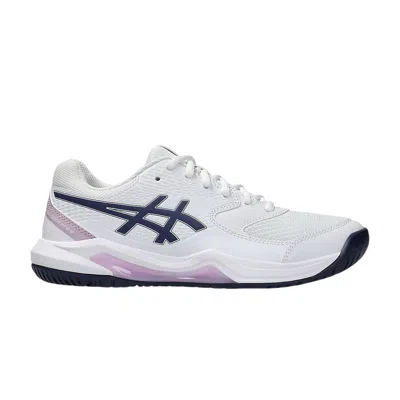 Pre-owned Asics Wmns Gel Dedicate 8 Wide 'white Indigo Fog' | Women's Size 8.5