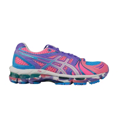 Pre-owned Asics Wmns Gel Kayano 18 'neon Pink Turquoise' | Women's Size 7