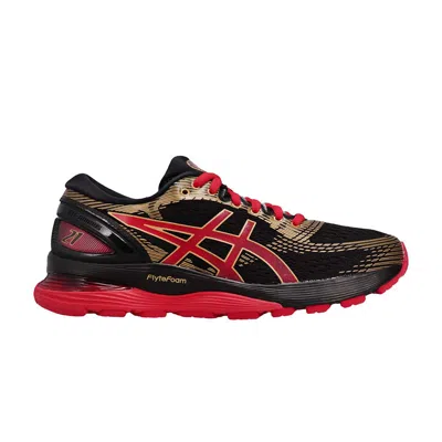 Pre-owned Asics Wmns Gel Nimbus 21 'classic Red' In Black