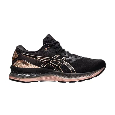 Pre-owned Asics Wmns Gel Nimbus 23 Platinum 'black Rose Gold'