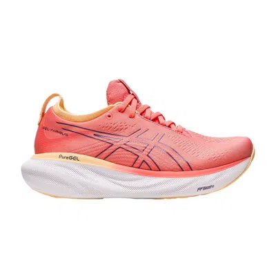 Pre-owned Asics Wmns Gel Nimbus 25 Wide 'papaya Dusty Purple' In Orange