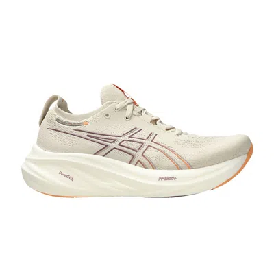 Pre-owned Asics Wmns Gel Nimbus 26 'oatmeal Faded Orange' In Cream
