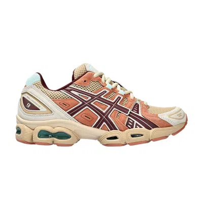 Pre-owned Asics Wmns Gel Nimbus 9 'dune Port Royal' In Cream