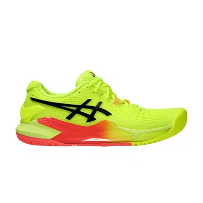 Pre-owned Asics Wmns Gel Resolution 9 'paris' In Yellow