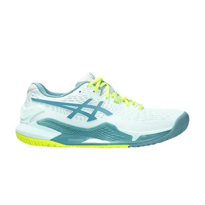 Pre-owned Asics Wmns Gel Resolution 9 Wide 'soothing Sea Gris Blue'