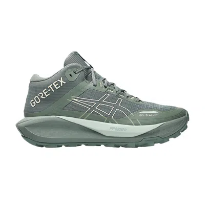 Pre-owned Asics Wmns Gel Trabuco Mt Gore-tex 'monument Blue Vanilla' | Green | Women's Size 8