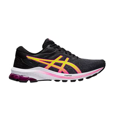 Pre-owned Asics Wmns Gt 1000 10 'black Hot Pink' | Women's Size 8