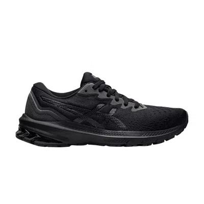 Pre-owned Asics Wmns Gt 1000 11 Wide 'triple Black'