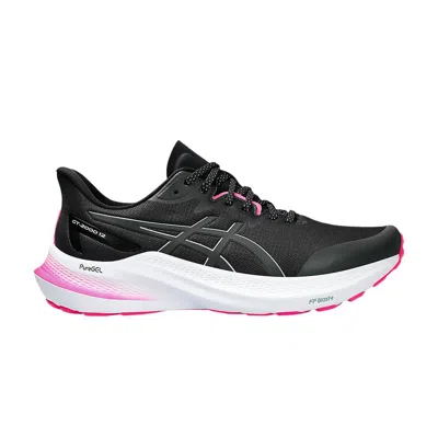 Pre-owned Asics Wmns Gt 2000 12 Lite-show 'black Pure Silver'