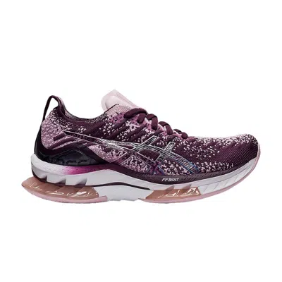 Pre-owned Asics Wmns Kinsei Blast 'deep Plum Barely Rose' In Purple