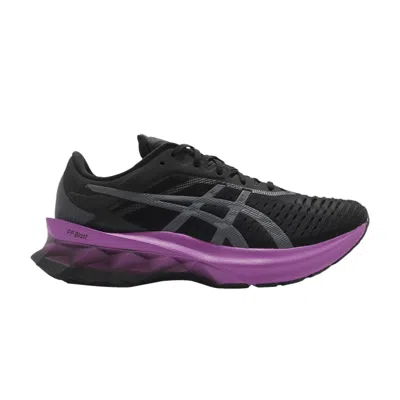 Pre-owned Asics Wmns Novablast 'black Digital Grape'