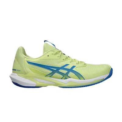Pre-owned Asics Wmns Solution Speed Ff 3 Clay 'huddle Yellow Blue Coast' | Women's Size 10