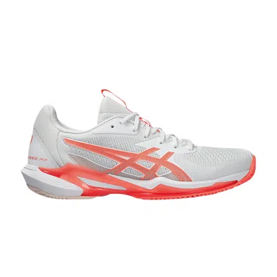 Pre-owned Asics Wmns Solution Speed Ff 3 Clay 'white Sun Coral'