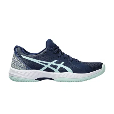 Pre-owned Asics Wmns Solution Swift Ff Clay 'blue Expanse'